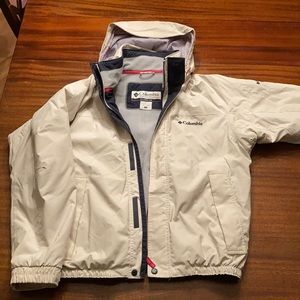 Columbia men’s small winter jacket white